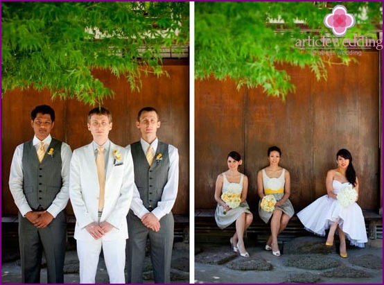 فساتين زفاف باللون الرمادي