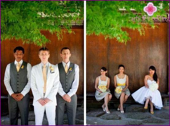 Vestidos de novia en gris