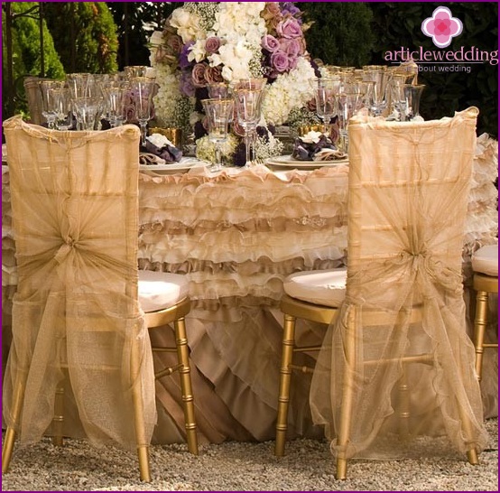 Champagne Wedding Decoration