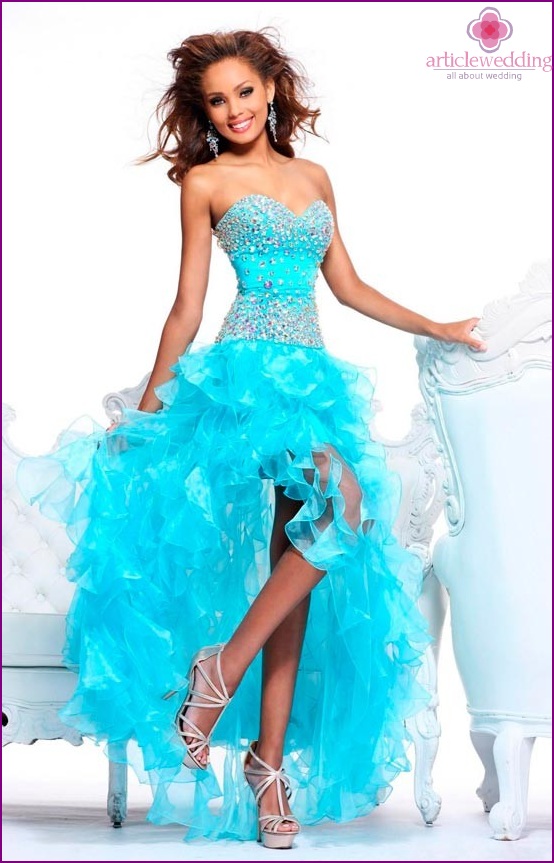 Aqua Bridesmaid Dress