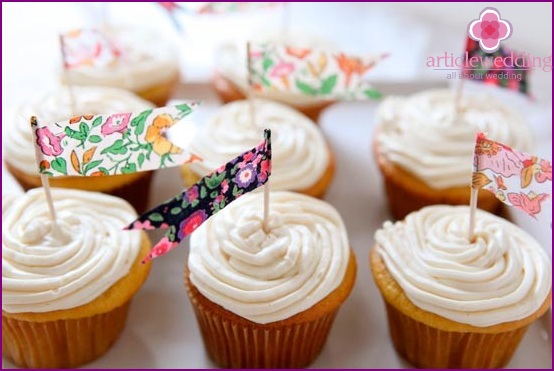 Hochzeit Cupcake Dekoration