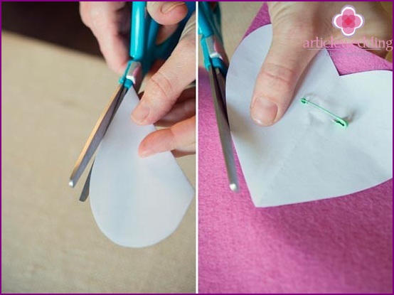 Create a heart pattern