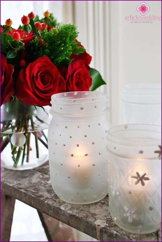 DIY candle holders