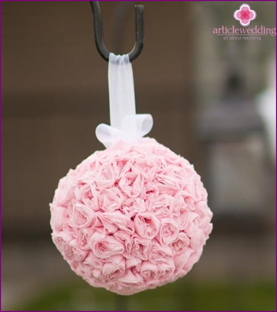 Hanger met bloemenballen