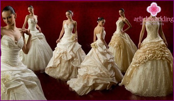 Hire of wedding dresses