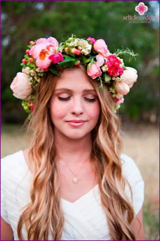 Pink wreath