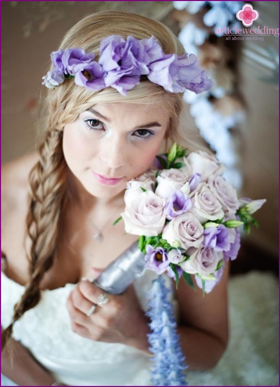 Purple wreath