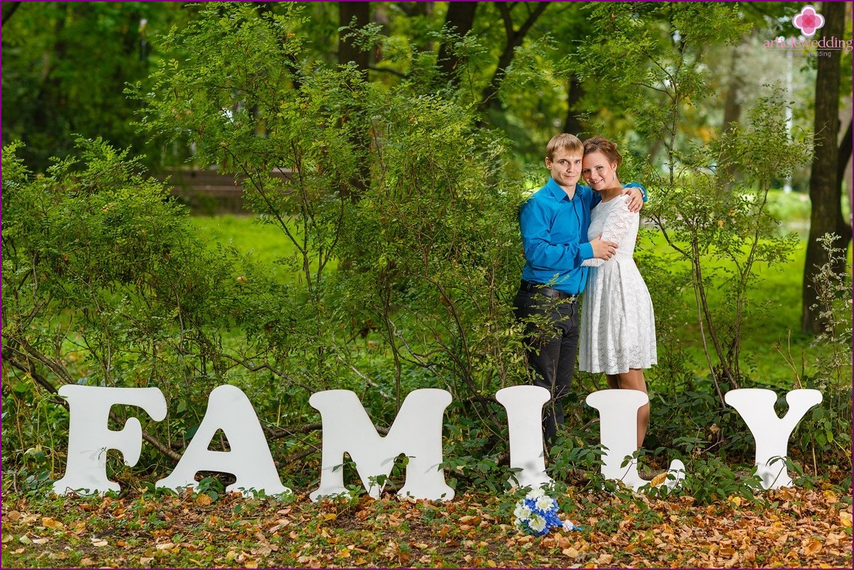 Servizio fotografico per il primo anniversario di matrimonio