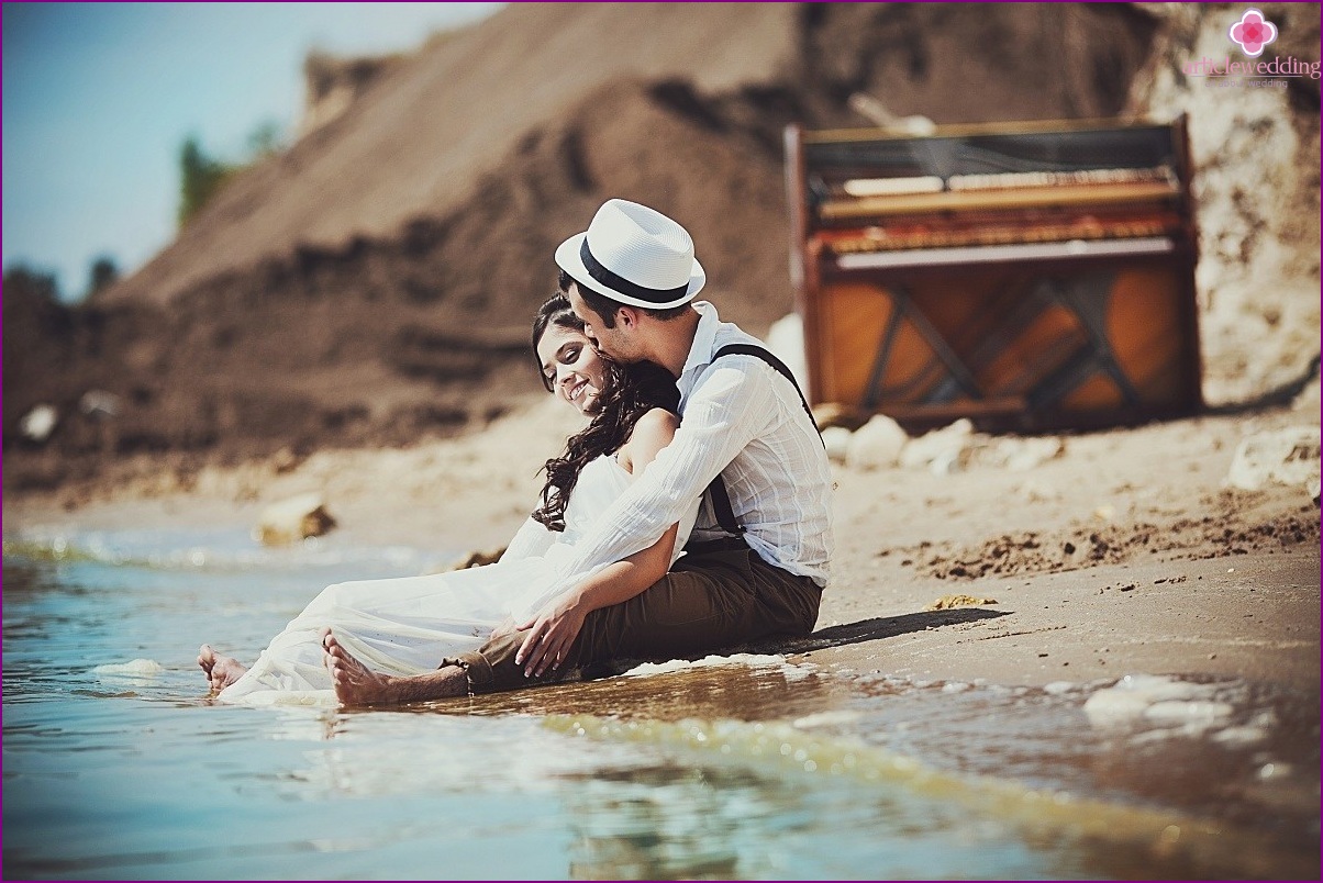 Audace servizio fotografico per anniversario di matrimonio