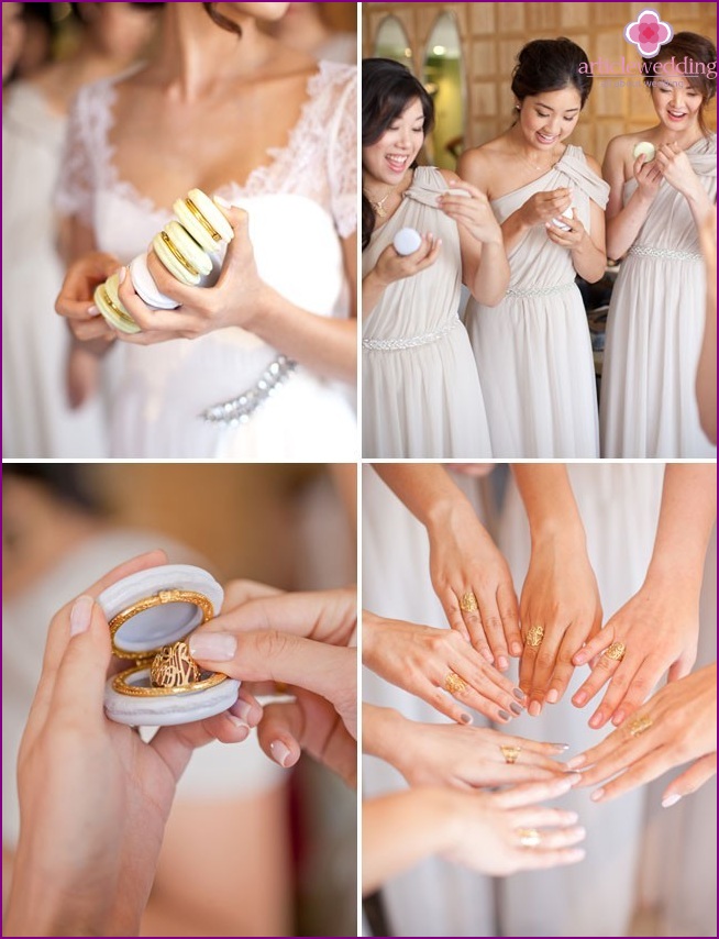 Rings for bridesmaids