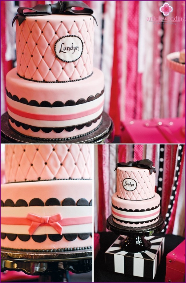 Barbie style cake