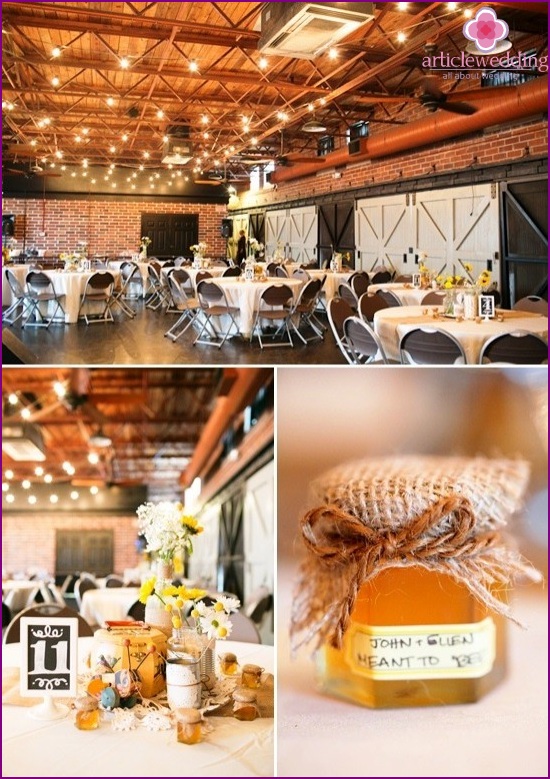 Honey Wedding Decor