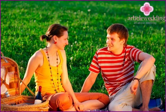 First meeting in the park