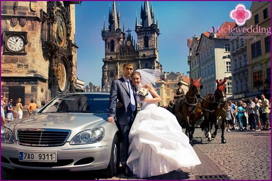 Organisation einer Hochzeit in Prag