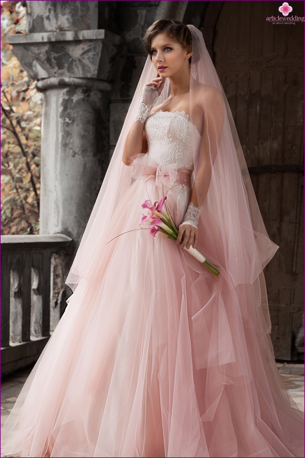 Color wedding dress