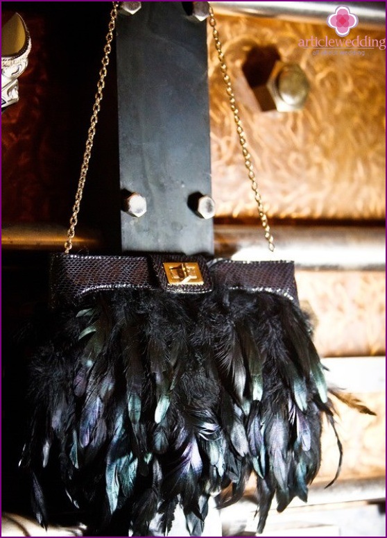 Handbag for the bride according to the film Maleficent