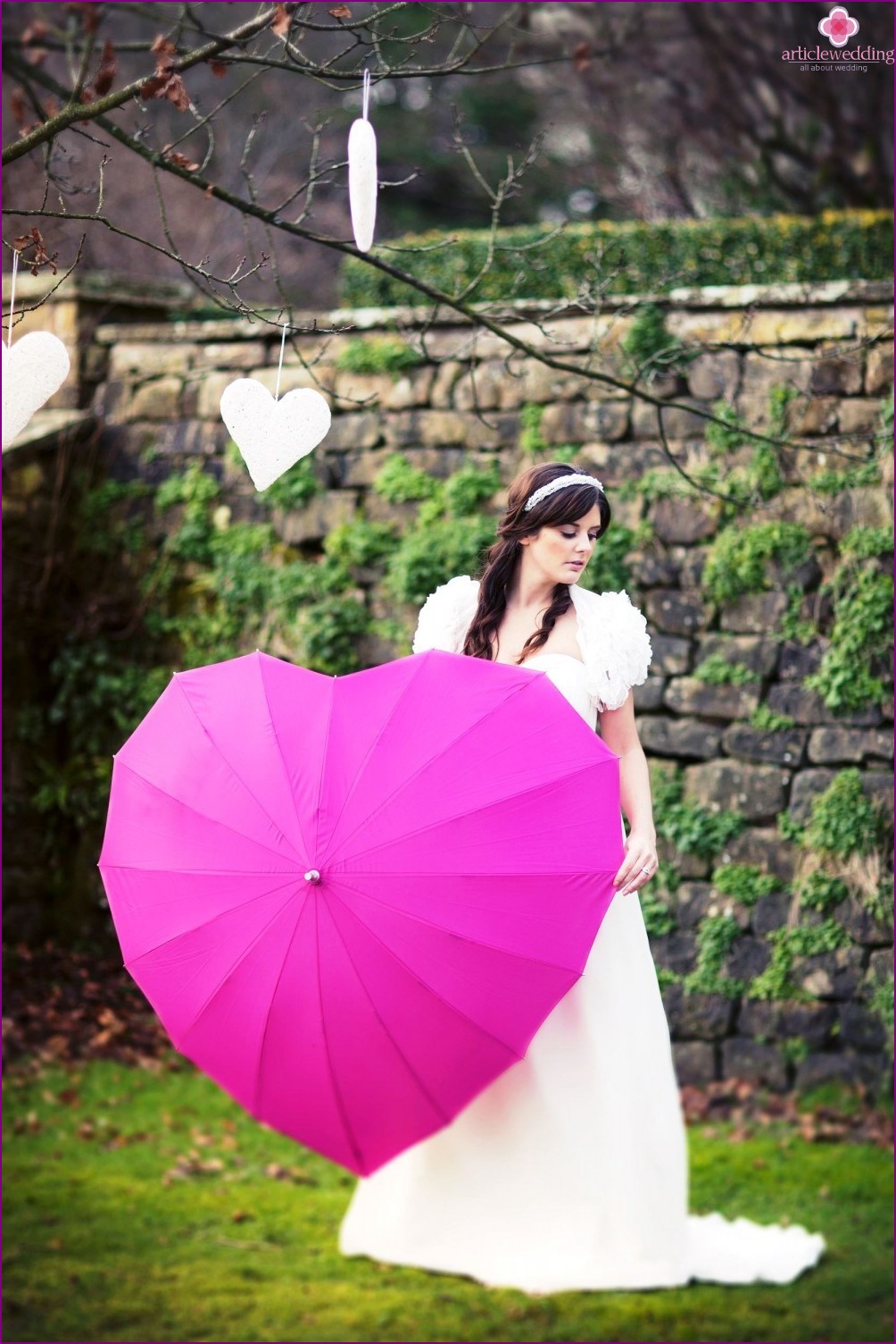 Fotoshooting mit Regenschirm