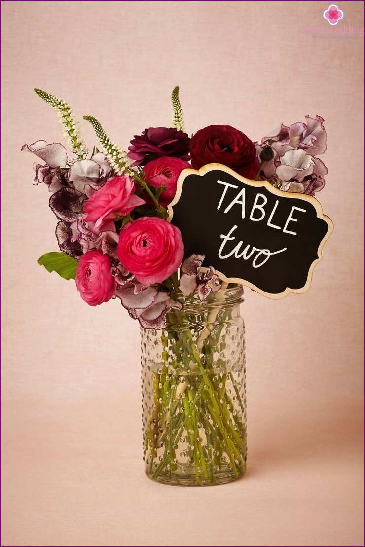 Table number