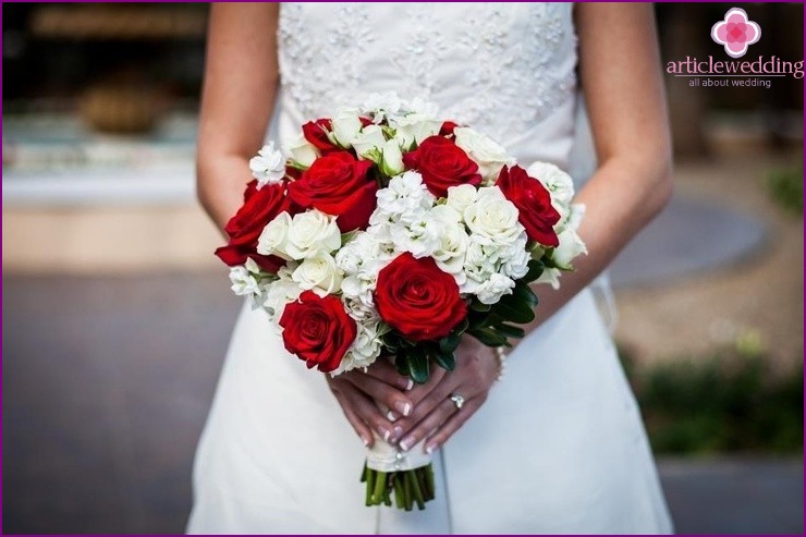 The bride's bouquet