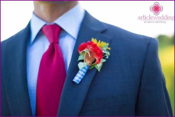 Boutonnière dans le style du magicien de la ville d'émeraude