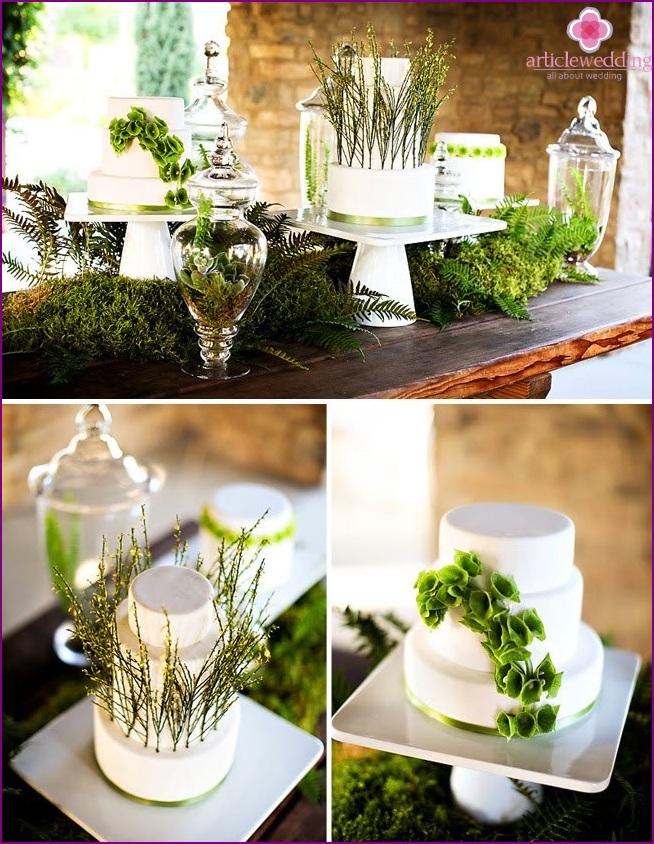 Décor de mariage écologique