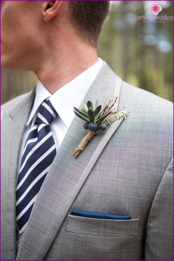 Blueberry image of the groom