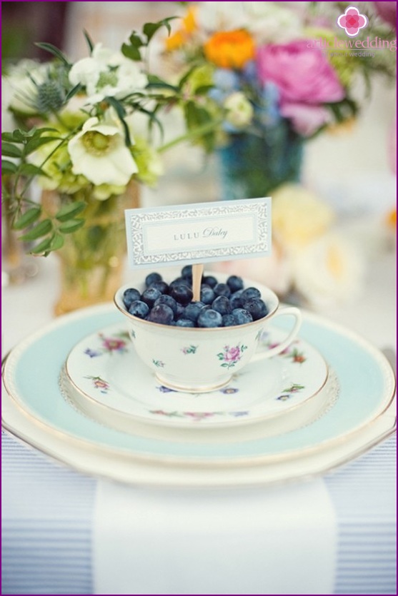 Blueberry decor