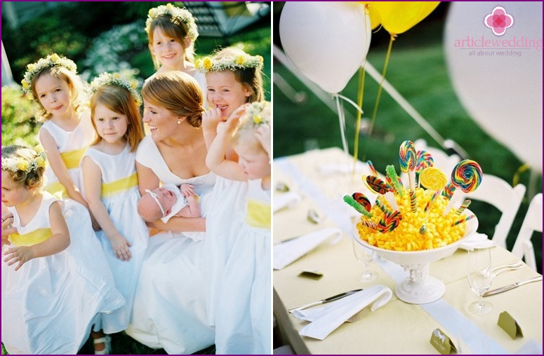 Kinder bei der Hochzeit