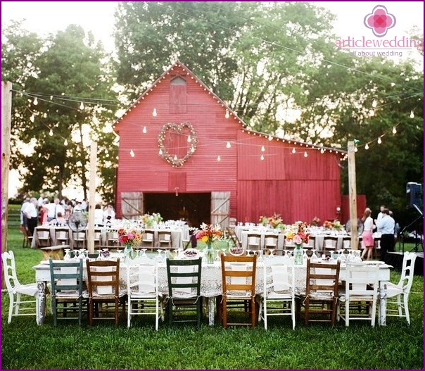 Mariage champêtre