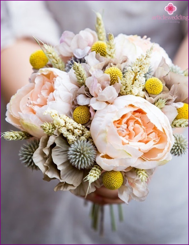 Le bouquet de la mariée