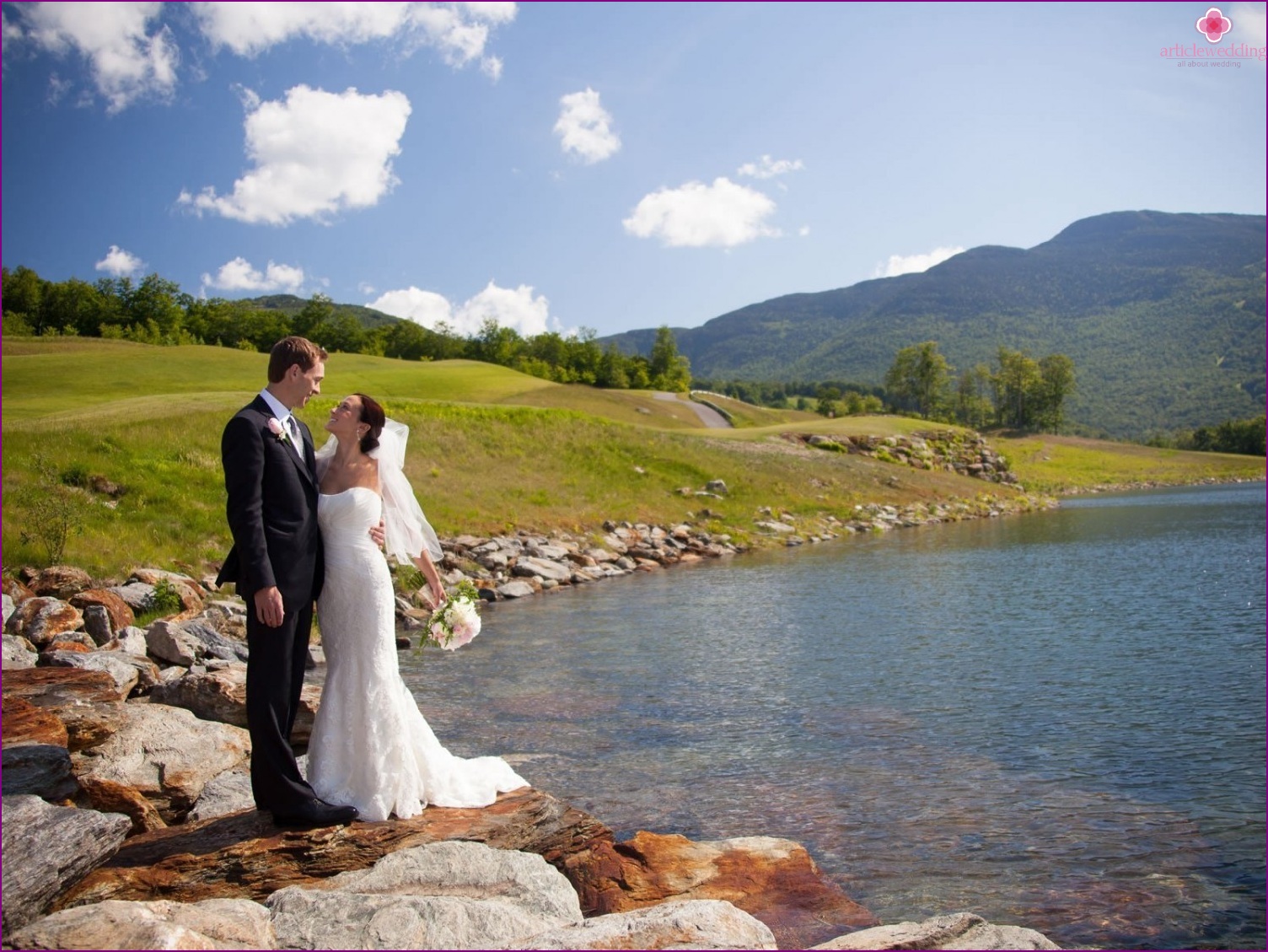 Fotoshooting am Teich