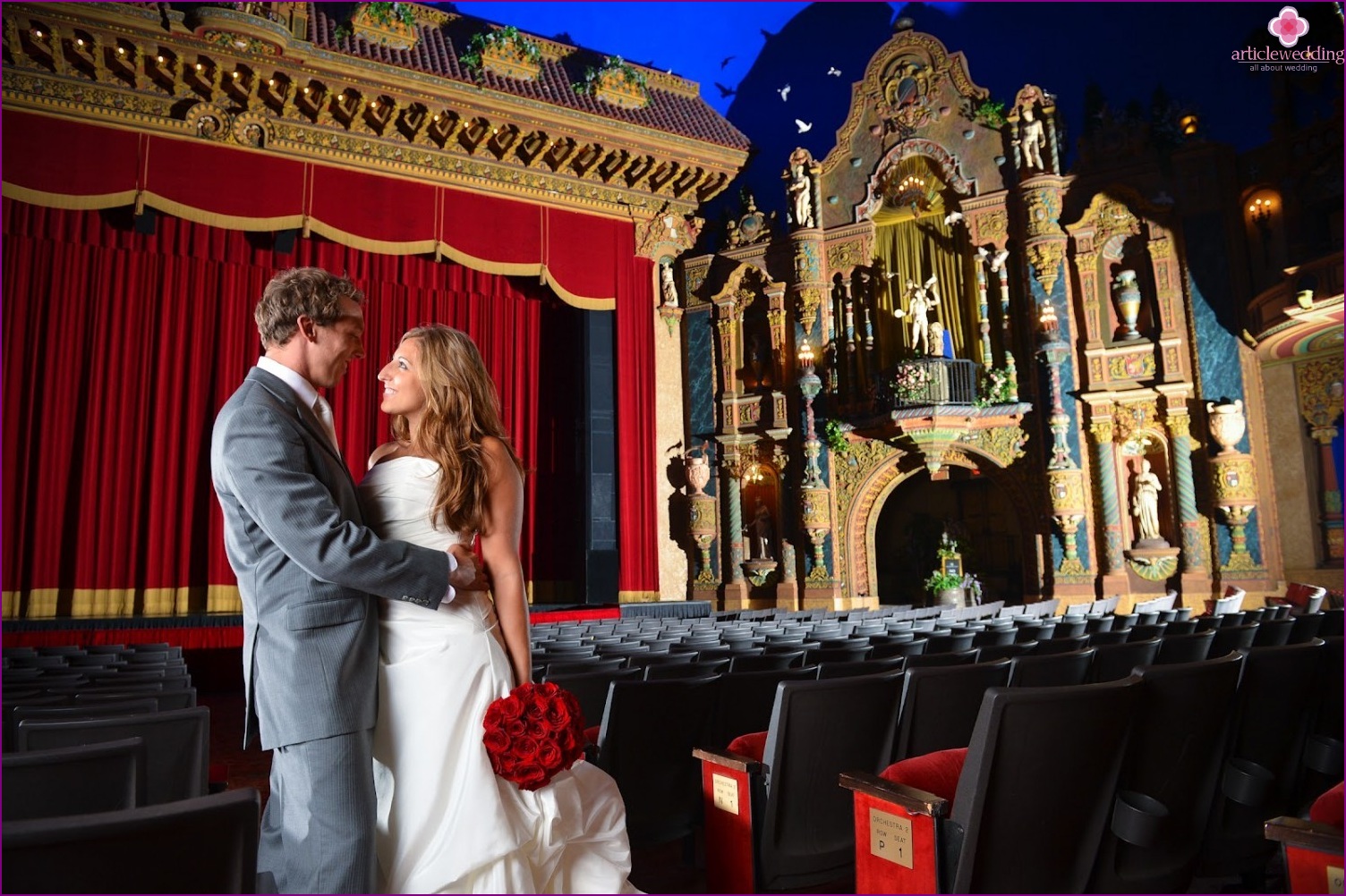 Photo session in the theater