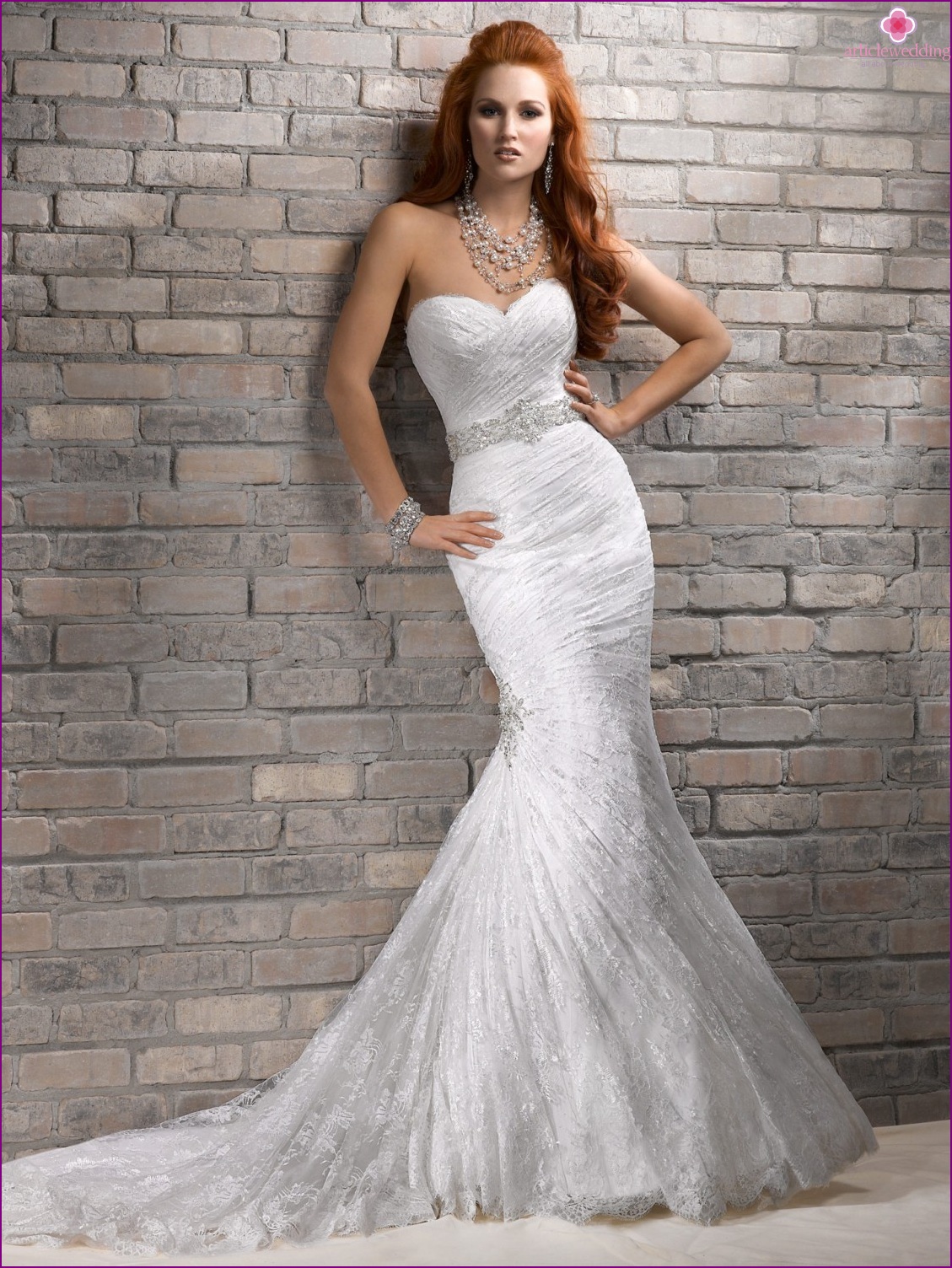 Wedding dress mermaid