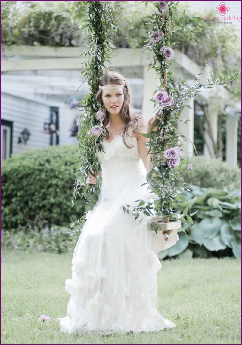 Provence style bride