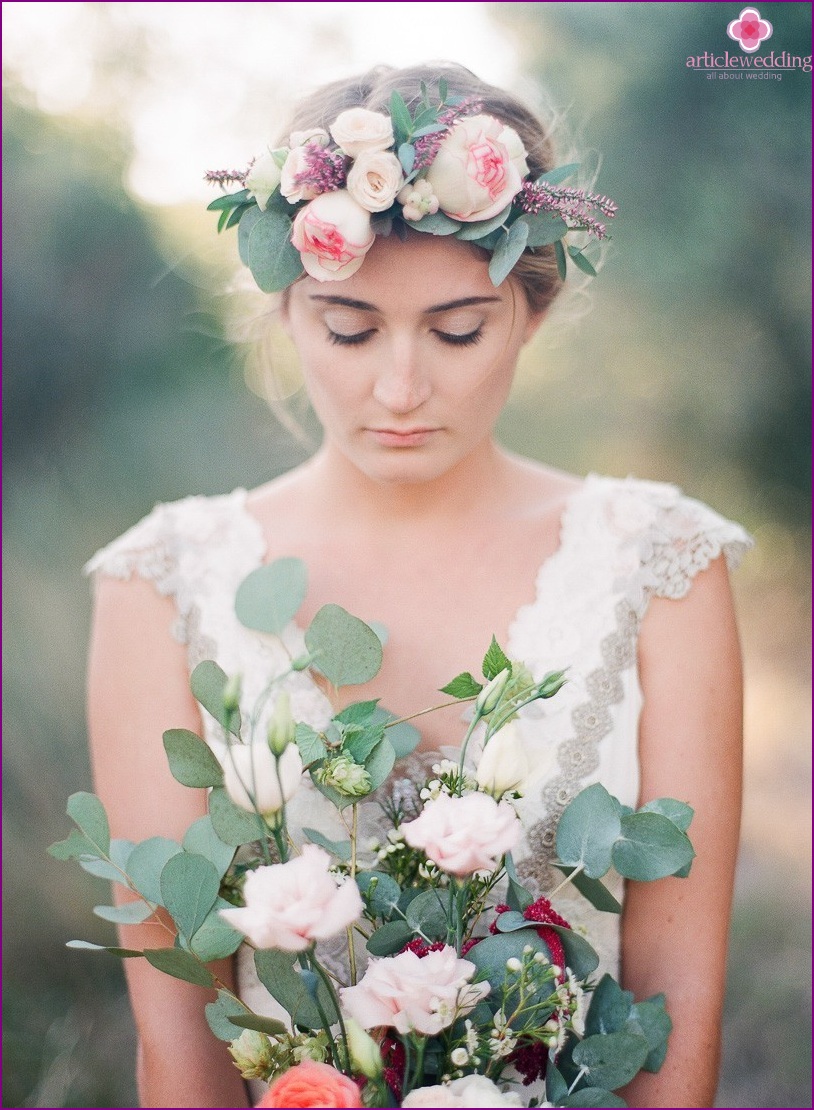 Provence style bride