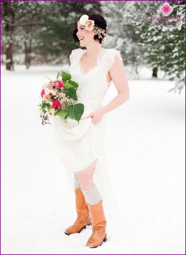 Scarpe da sposa invernali