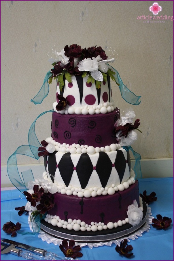 Wonderland-stijl cake