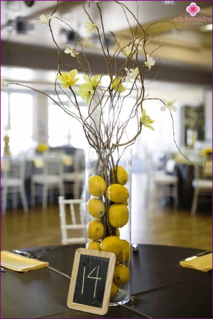 Décor de style citron