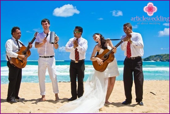 Mariage sur la plage