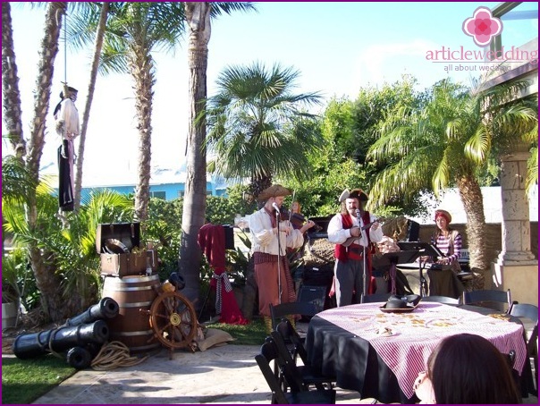 Pirate Style Wedding