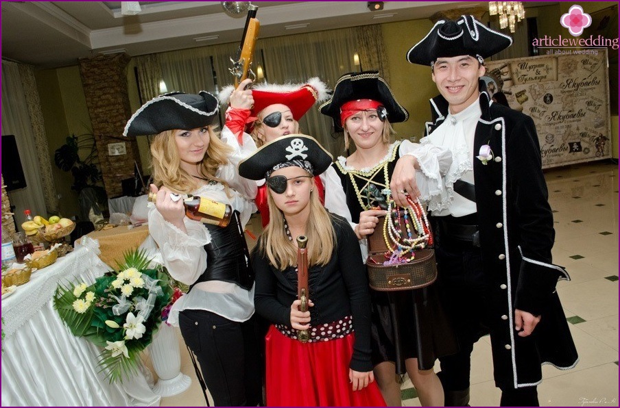 Gäster i piratstil