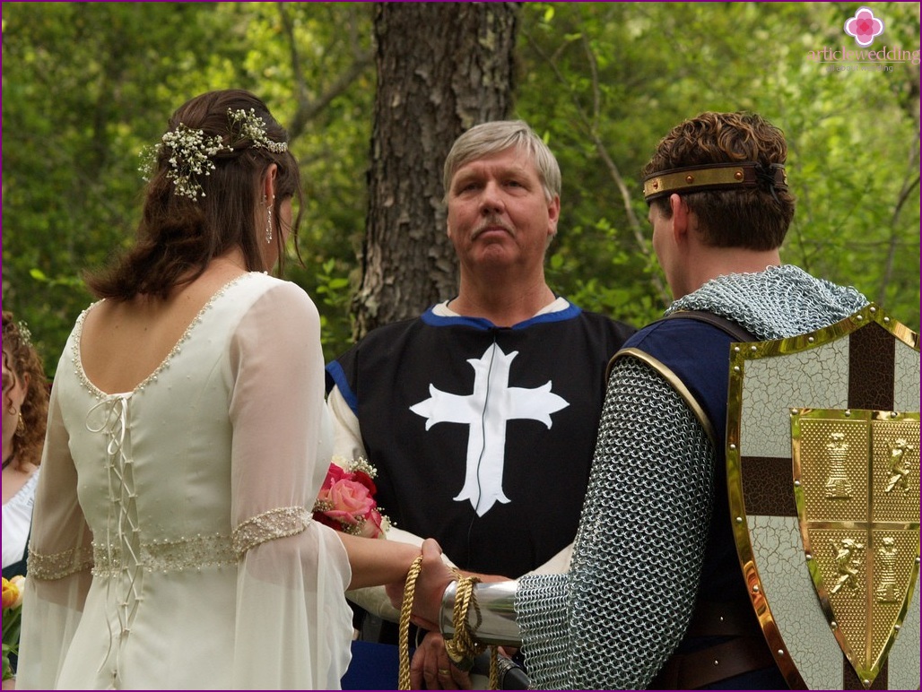 Knight style wedding