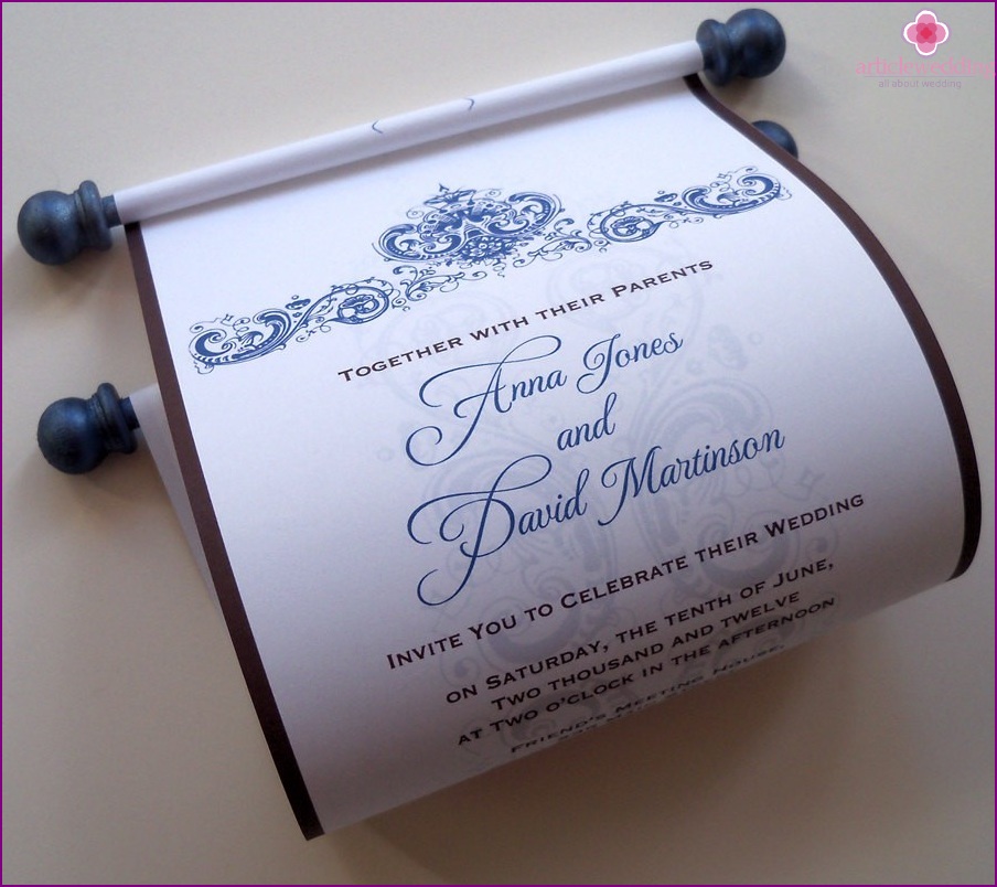 Knight Style Invitations