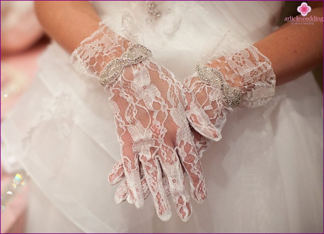 Lace in the image of a bride