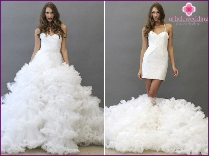 فستان زفاف محول
