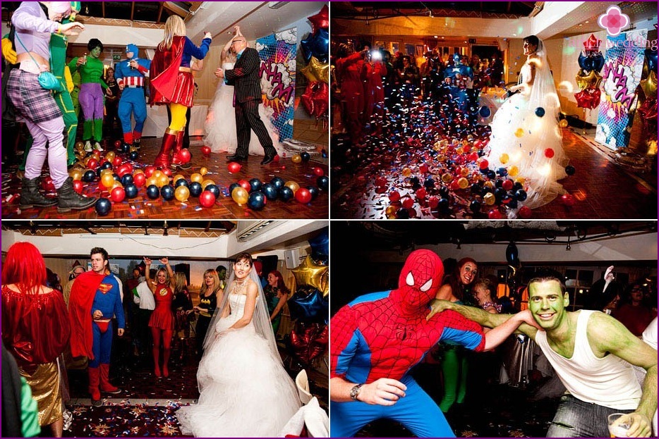 Superhero Style Wedding