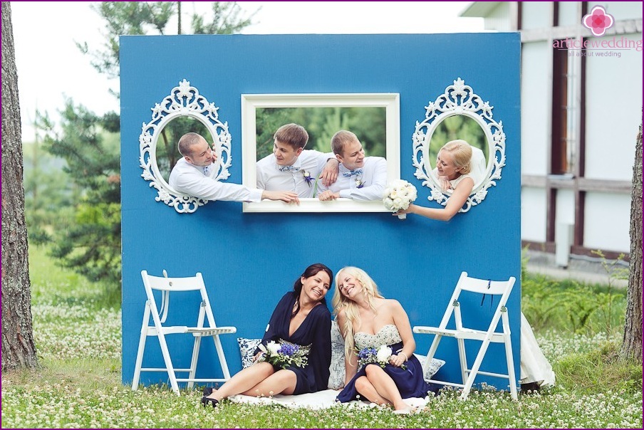 Wedding photo zone