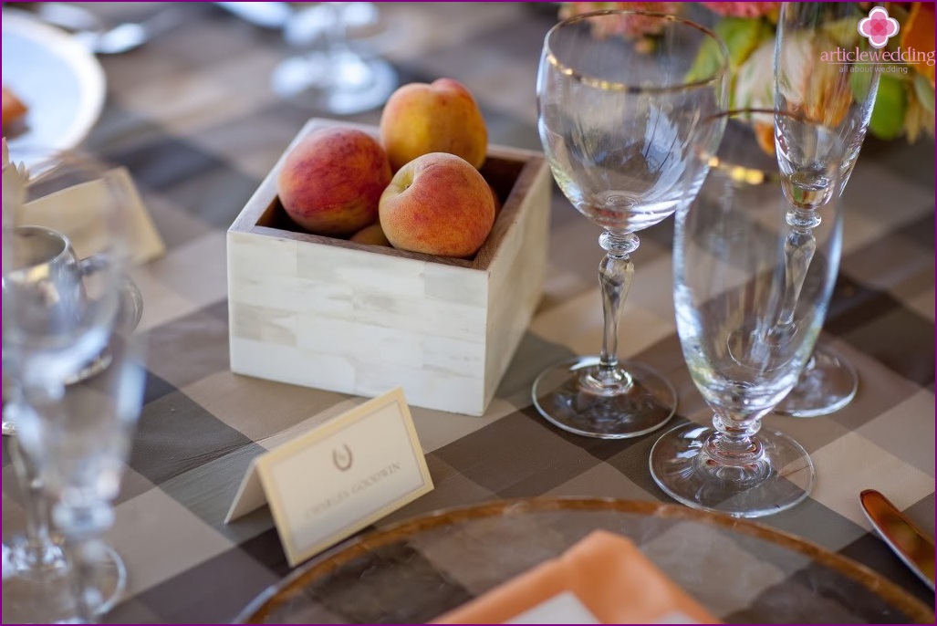 Peach Style Wedding Ideas