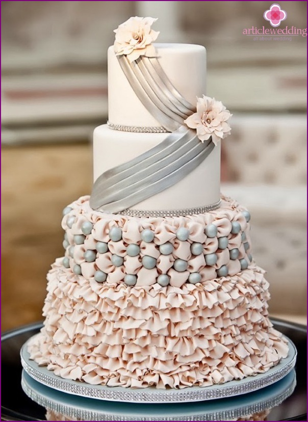 Un gâteau de mariage