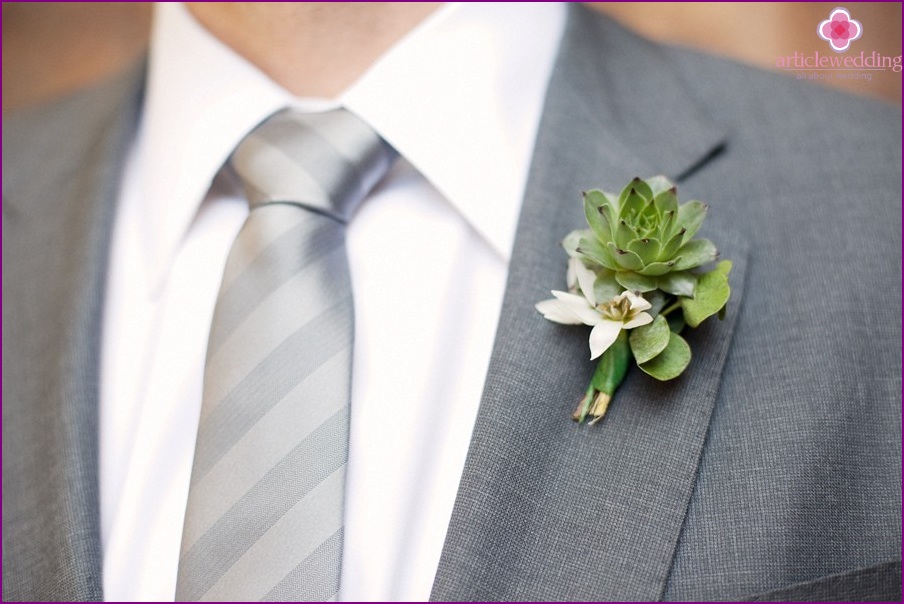 Succulent Buttonhole